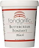 Fondarific Buttercream Fondant Black, 32 ounces