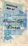 Souvenir Map of Provo & Orem, Utah, USA