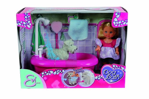 Simba Toys 105733094 - Evi Love Puppe, Hunde Bad Preisvergleich