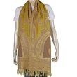 Scarf Stole Wool in Jacquard Design for Womens India
