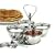 Pickle / relish  server 4 piece revolving