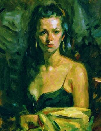 Custom Order #00-A00, Oil on Canvas, Custom Painting of The Person You Love, For 1 Person of Customer's Choice, Style: Photo-Realism, with Signature Text 