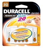 Duracell Easy Tab Hearing Aid #312 Batteries, 20-Count Package (Pack of 2)