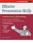 Effective Presentation Skills : A Practical Guide for Better Speaking