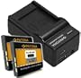 Bundlestar Akku Ladeger�t 4 in 1 inkl. Ladeschale f�r Sony NP-BG1 und NP-FG1 + 2x PATONA Ersatzakku f�r Sony NP-BG1 und NP-FG1 passend zu Sony CyberShot DSC HX20V HX10V HX9V HX7V HX5V H90 H70 H55 WX10 WX1 und viele mehr - inkl. Transportbox -- mit Auto-Adapter, Netzstecker deutsch, USB und -- NEUHEIT mit Micro USB Anschluss !