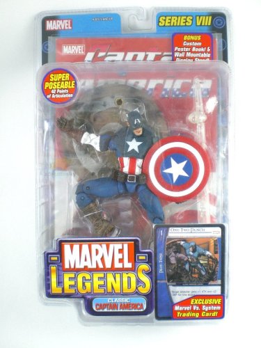 Marvel Legends Series 8 Ultimate Classic Captain America Variant Action Figure