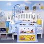 Boutique Baby Boy Trucks and Trains 10pcs Crib Bedding SET