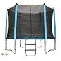 Rebo Fun Jump 12FT Trampoline Package With Free Safety Net Enclosure And Ladder - Fully CE Approved