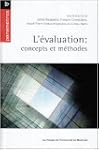 L'�valutation : concepts et m�thodes