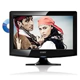 Coby LEDVD1596 15-Inch widescreen LED HDTV 720p with DVD Player - Black