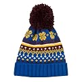 Men's Fairisle Pom Hat - Blue