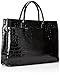 MG Collection Maxx High Gloss Crocodile Shoulder Bag