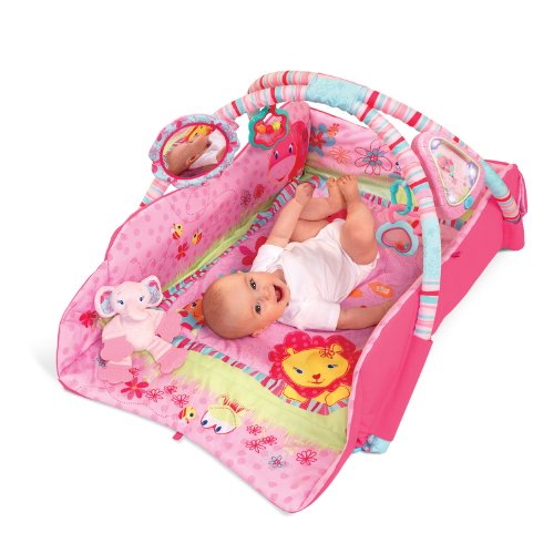 Buy Low Price KIDS II Bright Starts Baby’s Deluxe Play Place, Pink B003LQOQIC