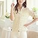 Shouhengda Women Long Sleeve Chiffon Blouse Floral Printed Button Shirts