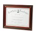 Two Tone Walnut/Black Document Frame, Desk/Wall, 8 1/2 x 11 (DAXN15786NT) Category: Frames
