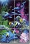 "Enchanted Waters" by David Miller - Artwork On Tile Ceramic Mural 25.5" x 17" Wall Shower Backsplash