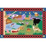 Olive Kids CampFire Friends Kids Rug Size