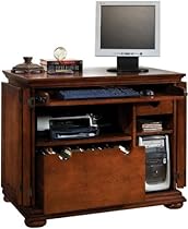 Big Sale Best Cheap Deals Home Styles 5527-19 Homestead Compact Office Cabinet, Distressed Warm Oak Finish