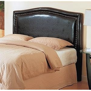 4D Concepts Headboard with Rounded Top, Brown