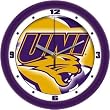 Northern Iowa Panthers Suntime 12" Dimension Glass Crystal Wall Clock - NCAA College Athletics