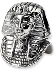 Sterling Silver Pharaoh Charm Bead Fits Pandora Chamilia Biagi Bracelet