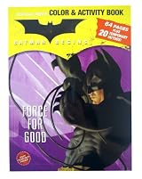 Batman Coloring And Activity Book - 'Force for Good' Batman Coloring Book plus Temp Tatoos!