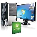 PC-Set mit 48,2cm (19") TFT-Monitor | AMD Athlon II X2 
215(2x2.7Ghz) | 2GB DDR2-800 | 500 GB SATA | nVidia Geforce GT 210 
512MBDDR | DVD-RW | Sound | LAN | Cardreader | 400W | Maus+Tastatur 
|Microsoft Windows 7 Home Premium 32-Bit
