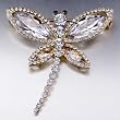 Swarovski Crystal Dragonfly Brooches & Pins