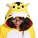 Silver Lilly Unisex Adult Pajamas - Plush One Piece Cosplay Tiger Animal Costume