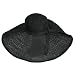 All Products : EXTREME WIDE BRIM BLACK GLAMOROUS FLOPPY HAT