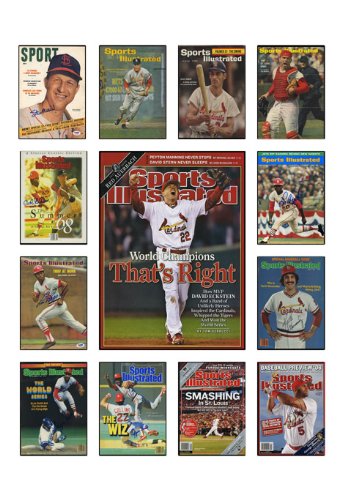 St. Louis Cardinals Sports Illustrated Collage Poster