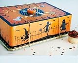 Glitterville Vintage Style Tin Halloween Cupcake & Sheet Cake / Carrier