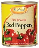 Roland Roasted Red Peppers, 28-Ounces Can (Pack of 4)