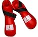 Martial Arts Protection SEMI-CONTACT Shoes Red-LARGE