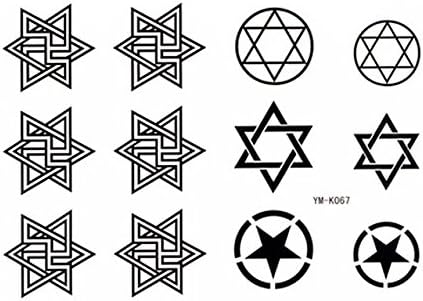 "Signs" Temporary Tattoo Waterproof Body Tattoo Stickers 2pcs/set