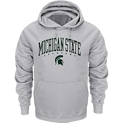 Michigan State Spartans Grey Champion Powerblend&reg; Hood