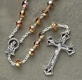 Pack of 2 Our Lady of the Rosary Glass Beaded Rosaries 20.5