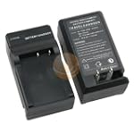 51vK0cOyHjL. SL160 SS150  #2: Compact Battery Charger Set for Casio NP 90