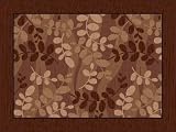 Accents 2-by-5 Feet Nylon Full Border Mat, Fern Earth