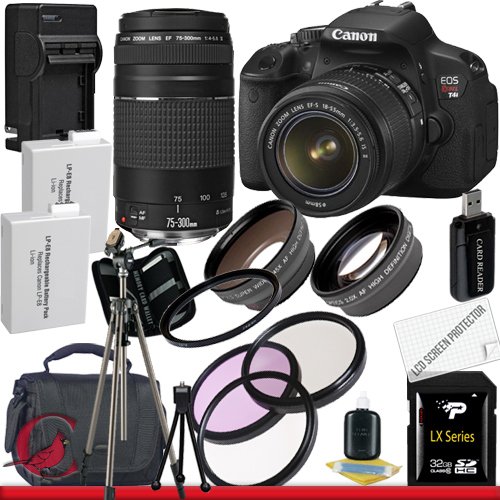 price Canon T4i 18-55mm / 75-300mm Kit