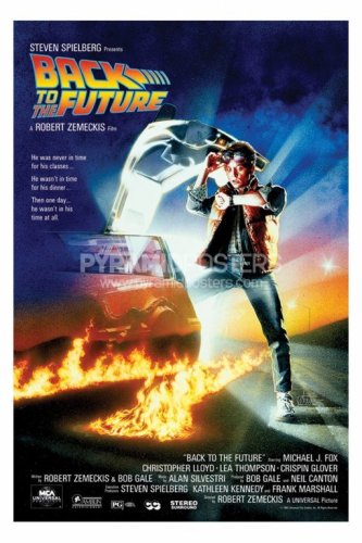 映画『バックトゥザフューチャー/BACK TO THE FUTURE《PPC004》』ポスター