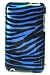 Blue Zebra Protective shield cover snap on cover for ipod Touch 64GB 32GB 16GB 2nd Generation 3rd generation