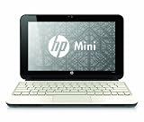 HP Mini 210-1175SA Netbook (Intel Atom N455 1.66GHz, 1 GB RAM, 250 GB HDD, 10.1-inch LED display, webcam, Windows 7 Starter 32-bit) - White