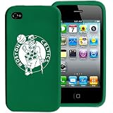 Tribeca FVA3984 Varsity Silicone Jacket for iPhone 4 - Boston Celtics - Green