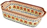 Bunzlauer Polish Pottery Loaf Pan, DU70 Design