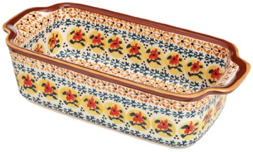 bunzlauer polish pottery loaf pan, du70 design