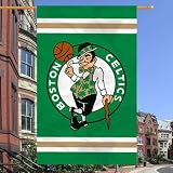 Boston Celtics 2-Sided AppliquÃ© Banner Flag