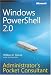 Book cover of Windows PowerShell 2.0 Administrator's Pocket Consultant.