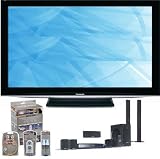 Panasonic TC-P65V10 65 Plasma HDTV, SCBT303 Blu-ray Home Theater & Monster Pack
