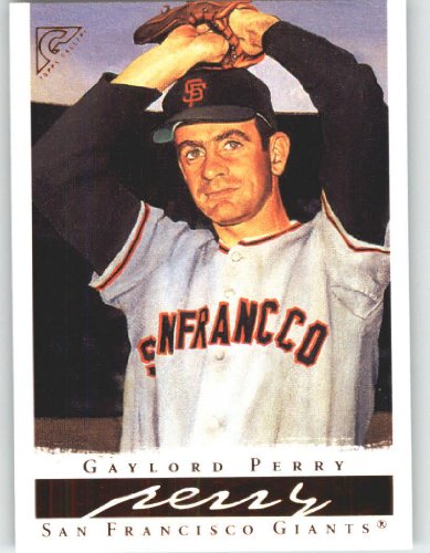 2003 Topps Gallery HOF (Hall of Fame) #46 Gaylord Perry Leather Glv - San Francisco Giants (Baseball Cards)